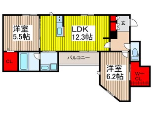 仮)クアドリフォリオ北浦和の物件間取画像